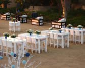 שולחן דקורטיבי 200/80 גובה 110 ס