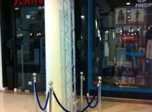 קווארץ על טראס לתאורה ממוקדת