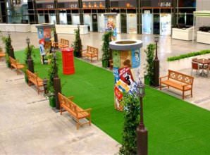 דשא סינטטי באירוע