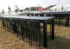 כסא בר שחור